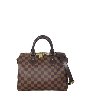 Louis Vuitton Speedy 25 Bandouliere Damier Ebene