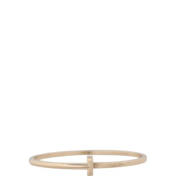 Tiffany & Co T1 Narrow Hinged 18k Rose Gold Bracelet