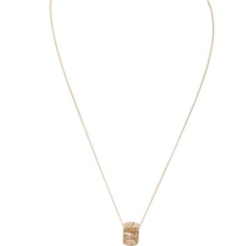 Tiffany & Co Atlas X Open Pendant 18k Rose Gold Necklace