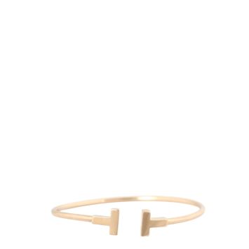 Tiffany & Co T Wire 18k Rose Gold Bracelet