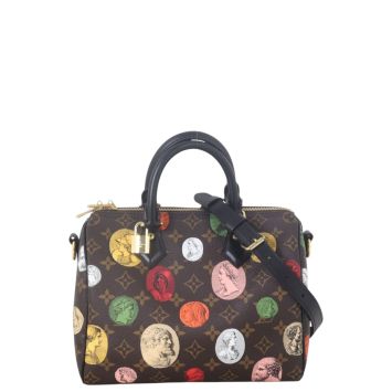 Louis Vuitton x Fornasetti Speedy 25 Bandouliere Monogram Cameo