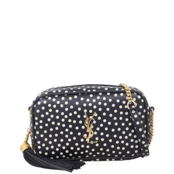 Saint Laurent Lou Mini Camera Bag Polka Dot 