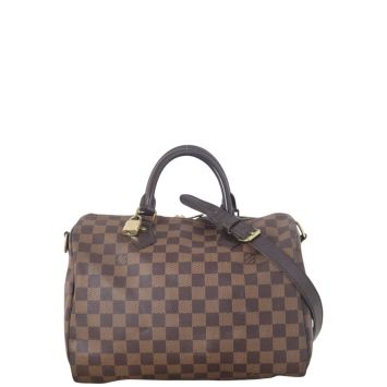 Louis Vuitton Speedy 30 Bandouliere Damier Ebene