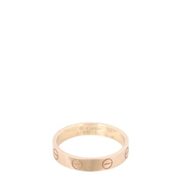 Cartier Love Ring Small 18k Rose Gold