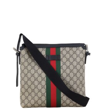 Gucci GG Supreme Web Messenger Bag