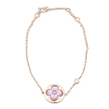 Louis Vuitton Color Blossom BB Sun Pink Mother of Pearl Diamond Bracelet
