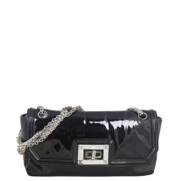 Chanel Mademoiselle Lock Patent Chain Bag