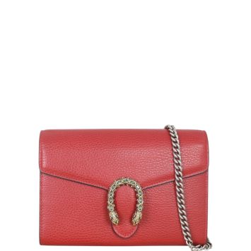 Gucci Dionysus Mini Leather Chain Wallet