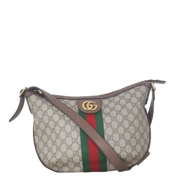 Gucci Ophidia Half Moon Small Hobo