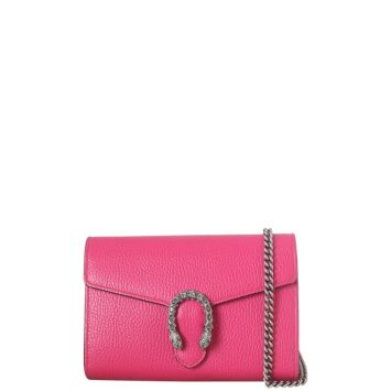 Gucci Dionysus Mini Leather Chain Wallet