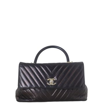 Chanel Coco Top Handle Large Chevron