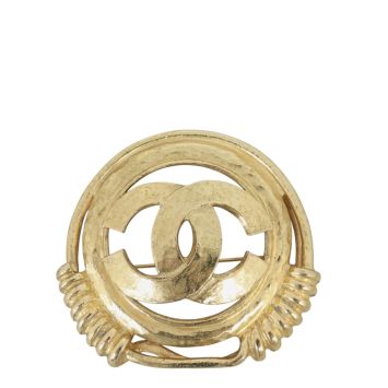 Chanel CC Border Brooch  