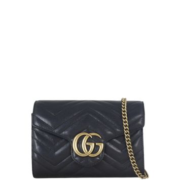 Gucci GG Marmont Matelasse Chain Wallet