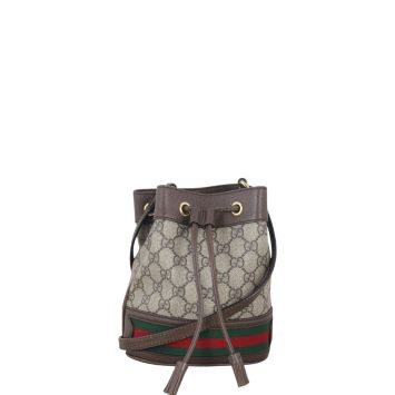 Gucci GG Supreme Ophidia Mini Bucket Bag