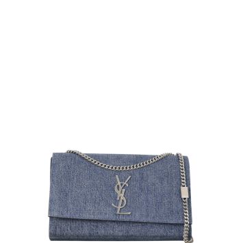 Saint Laurent Kate Chain Bag Medium Denim