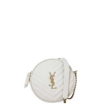 Saint Laurent Vinyle Round Camera Bag