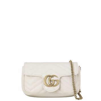 Gucci GG Marmont Matelasse Super Mini Shoulder Bag