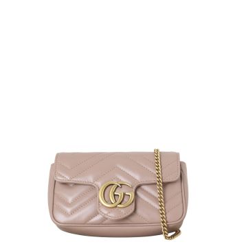 Gucci GG Marmont Matelasse Super Mini Shoulder Bag