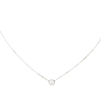Cartier D’Amour Necklace 18k White Gold Large