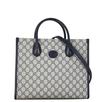 Gucci GG Supreme Interlocking G Tote Small