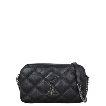 Saint Laurent Becky Double Zip Crossbody