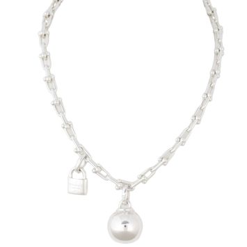 Tiffany & Co HardWear Single Wrap Sterling Silver Necklace