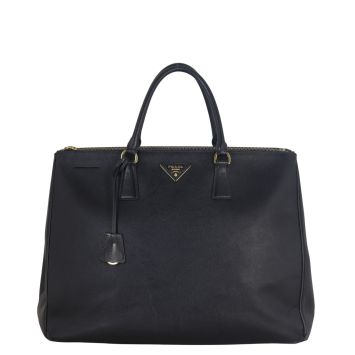 Prada Saffiano Lux Galleria Double Zip Tote Extra Large