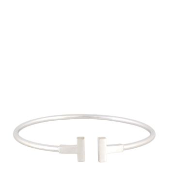 Tiffany & Co Tiffany T Wire 18k White Gold Bracelet