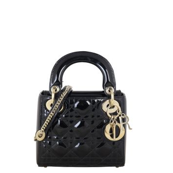 Dior Lady Dior Mini Patent