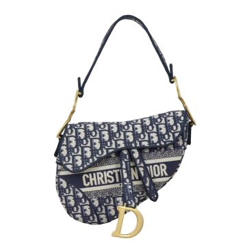 Dior Saddle Bag Oblique Embroidery