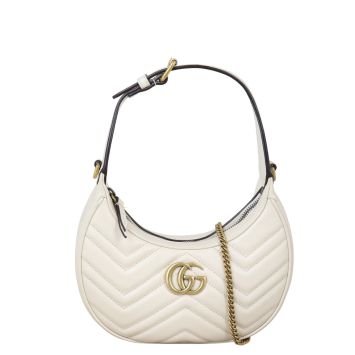 Gucci GG Marmont Half Moon Mini Shoulder Bag