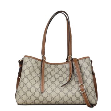 Gucci GG Monogram Emblem Tote Medium
