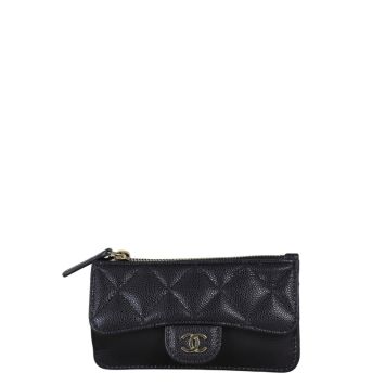Chanel CC Zip Card Holder