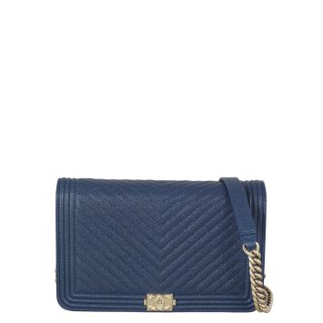 Chanel Boy Wallet on Chain Chevron