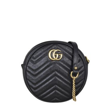 Gucci GG Marmont Round Chain Shoulder Bag