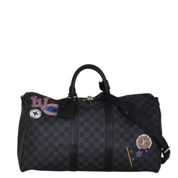 Louis Vuitton Keepall 45 Bandouliere Damier Graphite League