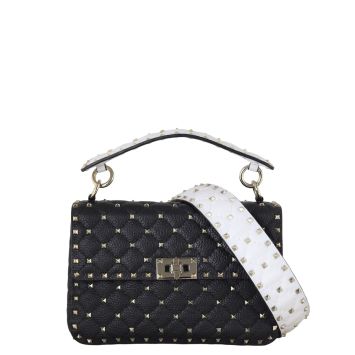 Valentino Rockstud Spike Expandable Shoulder Bag