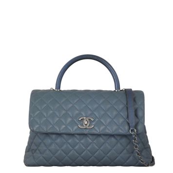 Chanel Coco Top Handle Flap Bag Medium