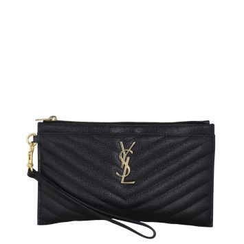 Saint Laurent Cassandre Monogram Matelasse Pouch