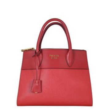 Prada Saffiano City Calf Esplanade Small