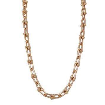 Tiffany & Co HardWear Medium Link 18k Rose Gold Necklace
