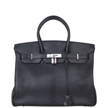 Hermes Birkin 35 Chevre De Coromandel Front
