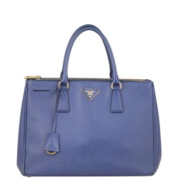 Prada Saffiano Lux Galleria Double Zip Tote Medium Front
