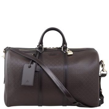 Gucci Bright Diamante Carry-On Duffle Bag (brown) Front
