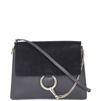 Chloe Faye Medium Shoulder Bag Front
