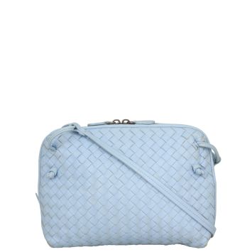 Bottega Veneta Intrecciato Nodini Crossbody Front
