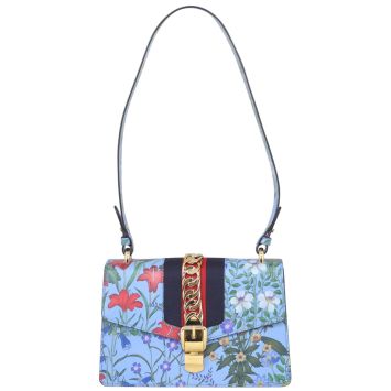Gucci Sylvie Flora Small Shoulder Bag Front

