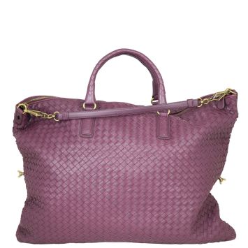 Bottega Veneta Intrecciato Nappa Convertible Tote Front
