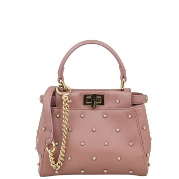 Fendi Star Crystal Embellished XS Iconic Peekaboo Front
