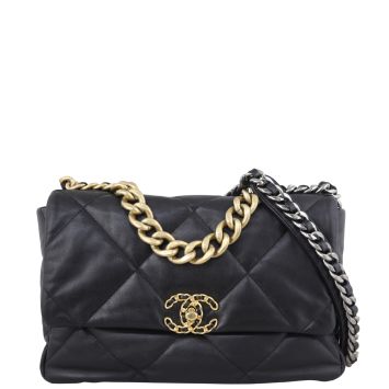 Chanel 19 Flap Bag Large Front
